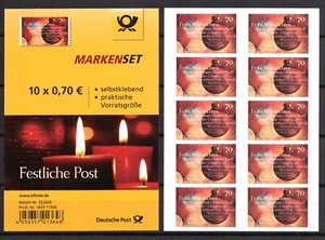 AM0513) Germany 2016 Mi. 3270 Self-Adhesive Booklet FB 61 MNH, Full sheet, Ship - Picture 1 of 1