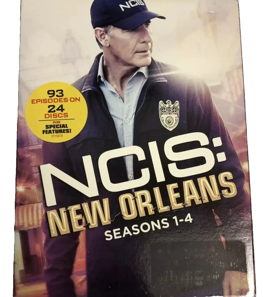 NCIS: New Orleans TV Series Seasons 1-4 DVD (24 Disc Set) NEW Sealed, Free Ship - Image 1 of 1