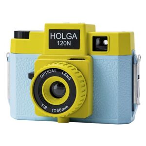 HOLGA 120N Blue Yellow Lomo Medium Format Film Camera New UK Stock 120 N Holga
