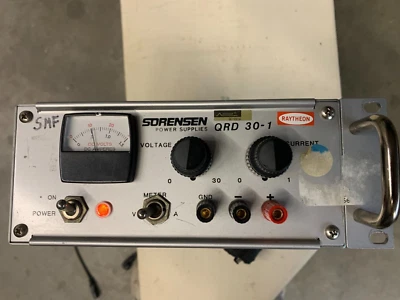 Sorensen   QRD 30-1 DC Power Supply 0-30VDC, 0-1.0A half rack Mount - Image 1 of 3