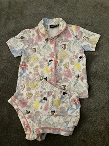 Rock Your Kid Disney Princesses Summer Pyjama’s Size 2 - Picture 1 of 2