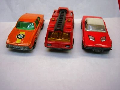 MATCHBOX - 3 VINTAGE VEHICLES 1975/6 - BLAZE BUSTER, DODGE CHALLENGER, BMW 3.0 - Image 1 of 4