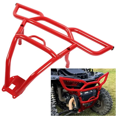 Heavy Duty Rear Bumper for Polaris RZR XP 1000 (2014-2018) - Red - Image 1 of 4
