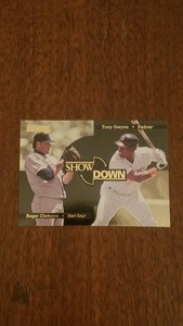 Donruss 1995 "Show Down" #4 of 8 Clemens/Gwynn 9289/10,000