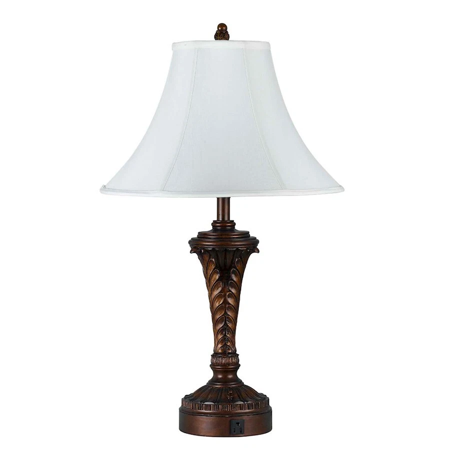 Cal Lighting Hotel Table Lamp, Antique Walnut - LA-60004TB-1 - Image 1 of 1