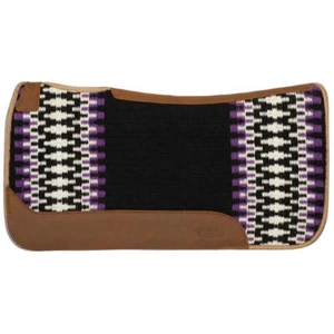New! 31" x 32" Weaver Leather PATTERN NEW ZEALAND WOOL SADDLE PAD in 2 COLORS! - Picture 1 of 3