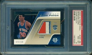 2004-05 UD ULTIMATE COLLECTION GAME PATCH BERNARD KING #UGP-BK 075/100 PSA 8 - Picture 1 of 2