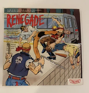 RENEGADE Taito Gioco per Computer Commodore 64/128 Disco Usato - Foto 1 di 6