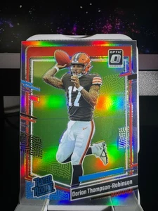 Donruss Optic Dorian Thompson-Robinson Silver Holo Prizm Rookie #225 Browns 2023 - Imagen 1 de 2
