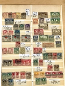 CANADA 1870 TO 1947 STAMPS MIX COLLECTION MINT USED - Picture 1 of 4
