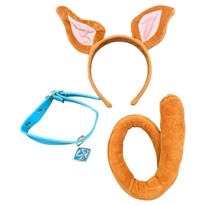 Scooby Doo Costume Set Collar Clip-On Tail Dog Ears Headband Cosplay Halloween - Picture 1 of 2