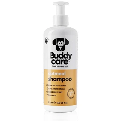 Champú Buddycare avena perro para picazón en la piel y perros malolientes - SLS, sin sulfatos - Imagen 1 de 4