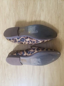 Madewell Alex Loafer 9,5 Leopard Kalbshaar Trüffel Multi Braun Hellbraun Schwarz AA199 - Bild 1 von 4