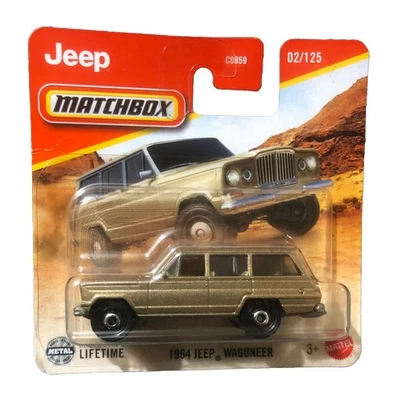 🚘DIE CAST MATCHBOX 1964 JEEP WAGONEER SCALA 1/64 new 3+ mattel 🚘 - Immagine 1 di 4