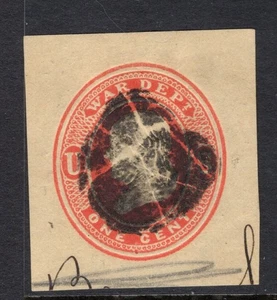 US Scott WO31 Used - Official Wrapper Cut Square - CV 14$ - Picture 1 of 2