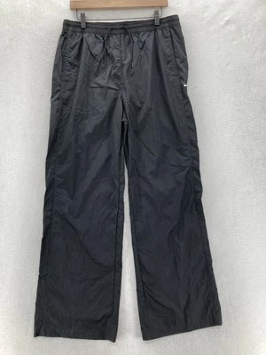 Nike Windbreaker Pant Mens Large Black Standard Fit High Rise Full Length Nylon - Image 1 of 4