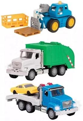 Driven By Battat 3 Pc Micro Urban Worker  Fleet Toy Vehicle Set - Изображение 1 из 2
