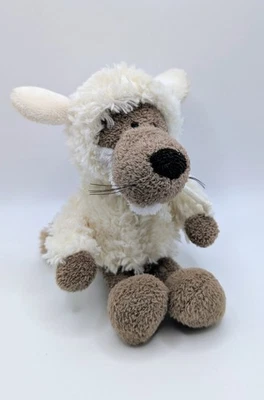 Nici Wolf im Schafspelz Schaf weiß Stofftier Plüschtier Kuscheltier ca 16 cm - Bild 1 von 3