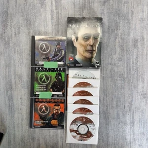 Half-Life 2 Small box G-Man Cover Blue Shift Opposing Force Game Of The Year Lot - Picture 1 of 14