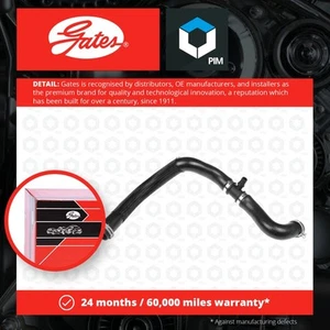 Radiator Hose fits PEUGEOT 307 3B, 3E, 3H 2.0D Lower 03 to 09 Coolant Gates New - Picture 1 of 2