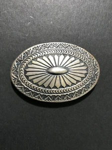 Indianer (Navajo) Sterlingsilber Concho von Arnold Blackgoat - Bild 1 von 4