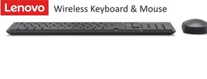 Lenovo Slim Wireless Keyboard & Mouse Combo KB203W MA203W New In Box - Unused UK - Picture 1 of 5
