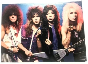 VINNIE VINCENT INVASION / DOKKEN / MAGAZINE FULL PAGE PINUP POSTER CLIPPING - Picture 1 of 2