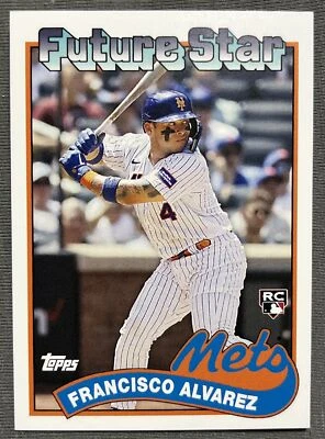 2023 Throwback Thursday Set 35 Topps Future Stars #105 Francisco Alvarez ROOKIE - Image 1 of 4
