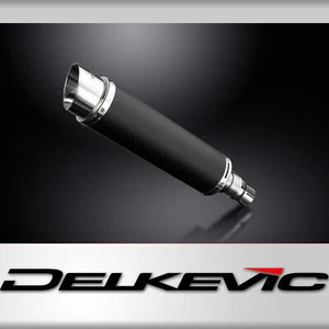 ROYAL ENFIELD HIMALAYAN 410 2016-2024 350mm CARBON RUND SCHALLDÄMPFER AUSPUFF KIT - Bild 1 von 5