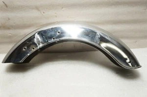 NORTON ATLAS DOMINATOR CHROME FRONT FENDER BOBBED OEM /VB72/ - Picture 1 of 7