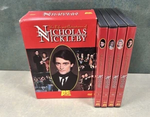 Life and Adventures of Nicholas Nickleby Box Set of 4 DVDs A&E  Charles Dickens - Picture 1 of 4