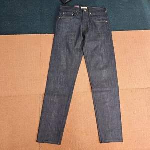 Unbranded Brand UB101 Skinny Raw Selvedge Denim Jeans Blue 14.5 Oz. Mens 30 T1v - Picture 1 of 13