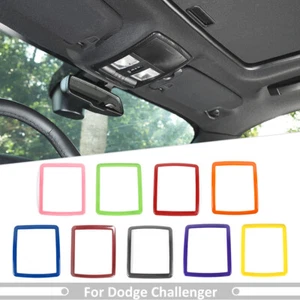 Roof Top Reading Light Lamp Cover Trim Accessories for Dodge Challenger 2010+ - Picture 1 of 24