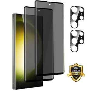 4X Anti-Spy Privacy Glass Screen Protectors For Samsung S25 Ultra S24 S23 FE S22 - Picture 1 of 10
