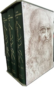 THE FOLIO SOCIETY 2009 THE NOTEBOOKS OF LEONARDO DA VINCI 3 Volume Boxed Set - Picture 1 of 11