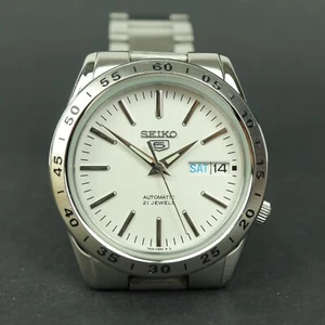 Seiko 5 21 Jewels Automatik Uhr 7S26-0480 Vintage Day Date transparenter Boden - Bild 1 von 6
