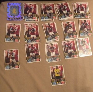 15/16 Topps Match Attax Aston VIlla FC Team 2015/16