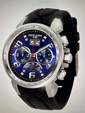 Jorg Gray Mens Chronograph Blue Dial JG5600-23 Watch New with Tags and Box