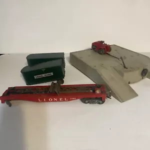 Lionel Postwar 460 Piggy Back Trailer Set w/ 3460 from 1955 - Picture 1 of 13