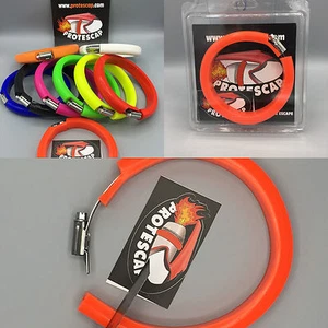 Motorrad Auspuff Protektor,motorcycle silencer protector,Supermoto,neon-orange,M - Bild 1 von 9