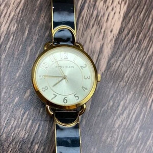 Anne Klein Gold and Black Watch - Picture 1 of 8
