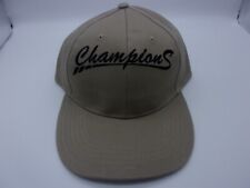 MLB Drew Pearson Championship Collection Adjustable Strapback “Champions”  Tan
