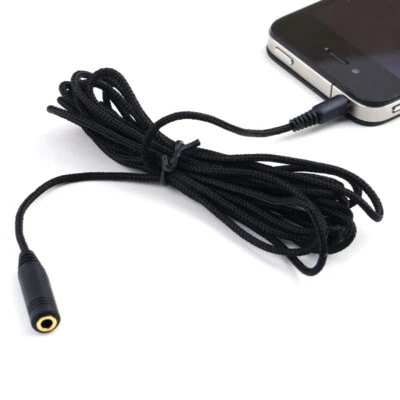 5M 3.5mm Stereo Headphone Audio Extension Cable Lead Lot Male Y7 T8 O R4T1 - Image 1 of 4