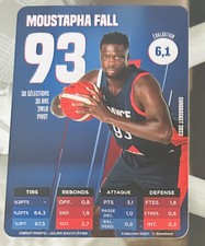 MOUSTAPHA FALL 2023 Slam Deck Team France Basketball Rookie Rc Card French Star