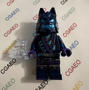1 X Lego njo869 Wolf Mask Claw Warrior - Dark Blue and Dark Azure Mask - Imagen 1 de 1