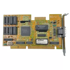 VINTAGE TRIDENT MICROSYSTEM TVGA8900C 1 MEG ISA VGA CARD HNG8916CX248LC2 MXB28 - Picture 1 of 4