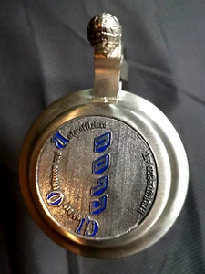 Glaskrug Zinndeckel CLOU Club der Offiziere und Unteroffiziere Birkenfeld eV - Bild 1 von 6