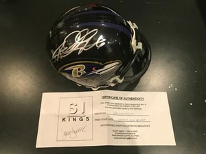 Rod Woodson Autographed Baltimore Ravens Mini Football Helmet COA PURDUE HOF - Picture 1 of 3