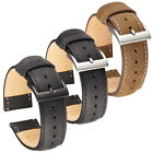 Armband Uhr  günstig Kaufen-Leder 20mm Uhrarmband Schnellverschluss, Smart Watch Leder, Genuine Leather