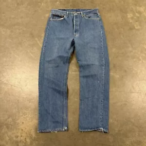 Vintage 90s Levi’s 501 0115 Jeans Made In USA Dark Wash (34x30) - Picture 1 of 8
